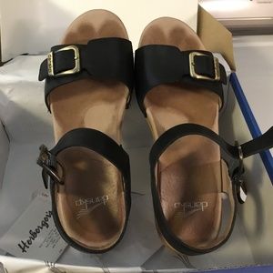 Black Sandals Sz 39